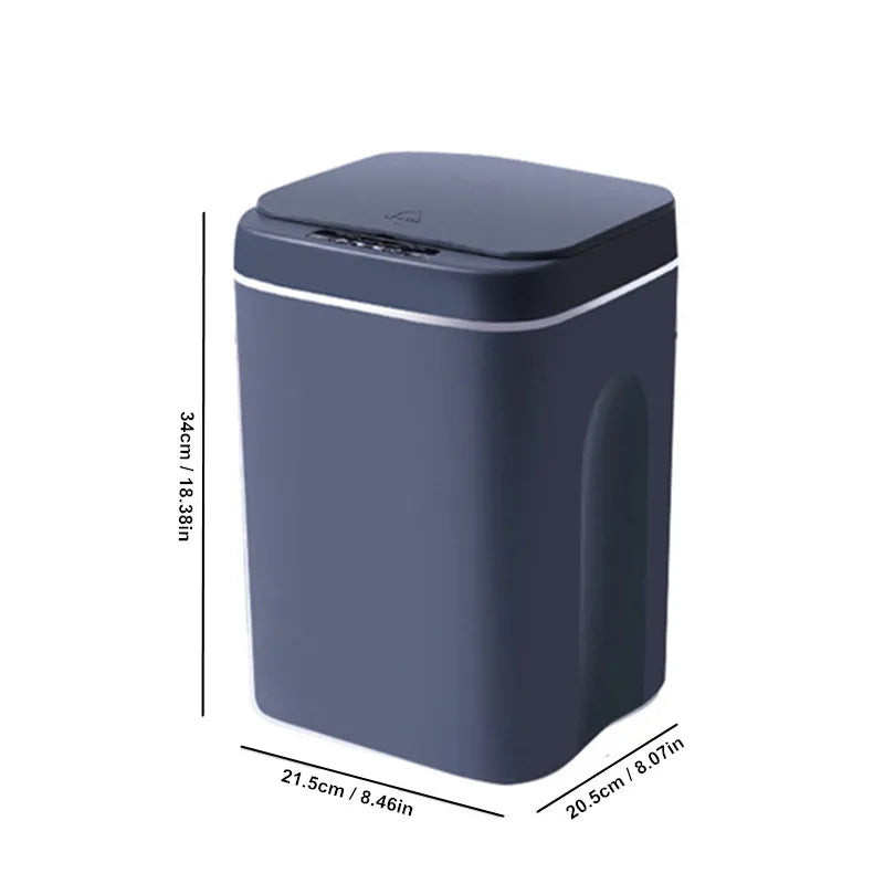 Touchless 16L Sensor Trash Can - Smart Waterproof Kitchen  Bathroom Wastebin - ZOOMNSTORE