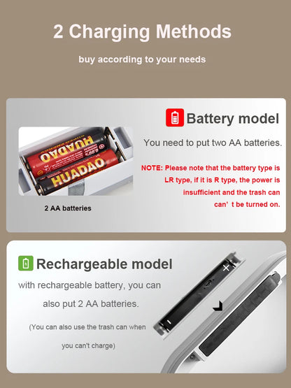 Automatic Sensor Trash Can - 79L Smart Induction Garbage Bin for Bathroom and Kitchen - ZOOMNSTORE