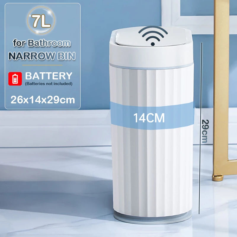 Automatic Sensor Trash Can - 79L Smart Induction Garbage Bin for Bathroom and Kitchen - ZOOMNSTORE