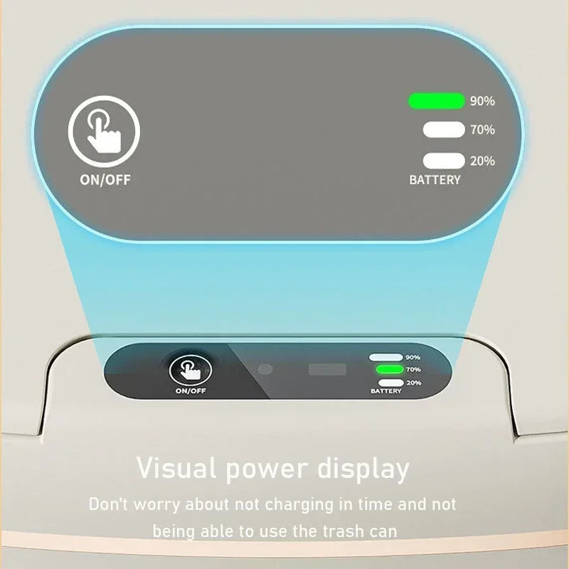 20L Smart Sensor Trash Can - Waterproof Large Capacity Kitchen  Bathroom Bin - ZOOMNSTORE