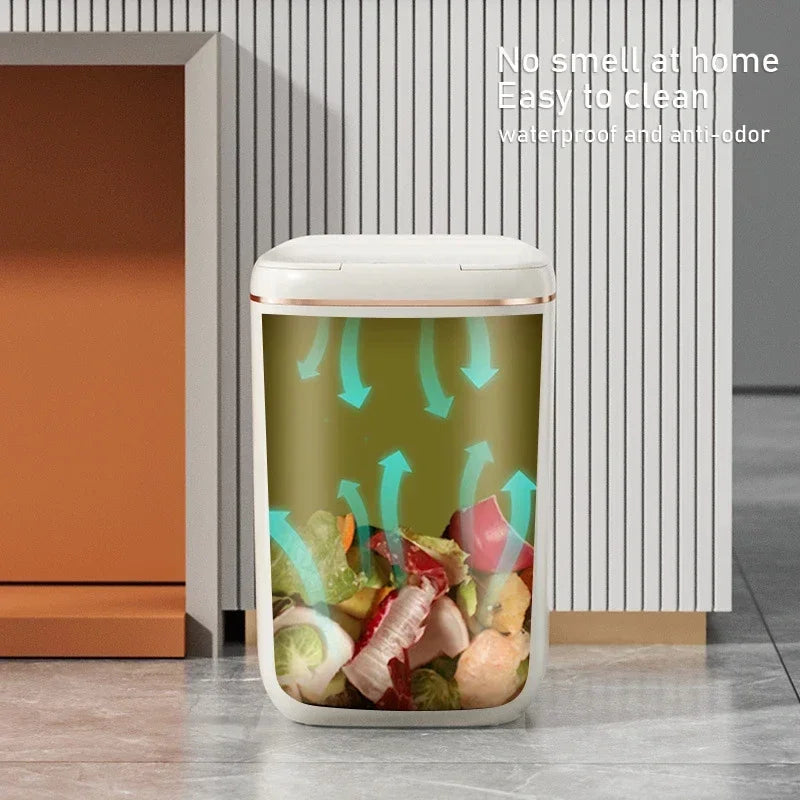 20L Smart Sensor Trash Can - Waterproof Large Capacity Kitchen  Bathroom Bin - ZOOMNSTORE