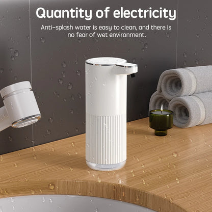 HQ Automatic Soap Dispenser bathroom accessories Automatic Liquid soap dispenser 360ML TYPE-C White 4 Level Foam Soap Dispenser - ZOOMNSTORE