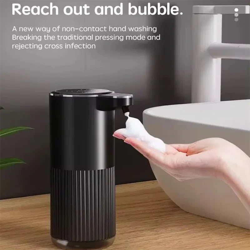 HQ Automatic Soap Dispenser bathroom accessories Automatic Liquid soap dispenser 360ML TYPE-C White 4 Level Foam Soap Dispenser - ZOOMNSTORE