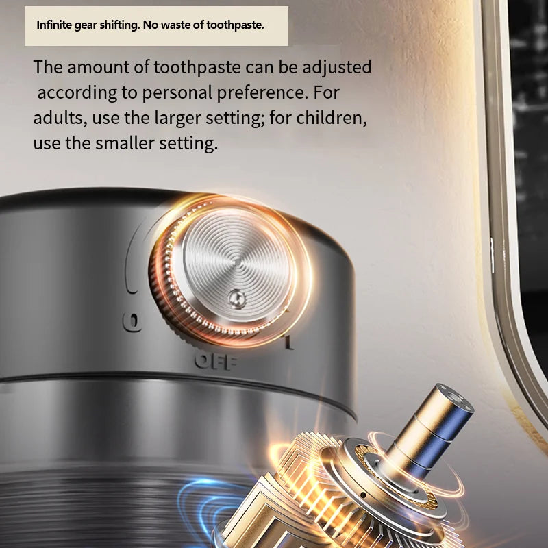 Automatic Toothpaste Squeezer - Adjustable Bathroom Accessory - ZOOMNSTORE