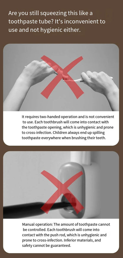Automatic Toothpaste Squeezer - Adjustable Bathroom Accessory - ZOOMNSTORE