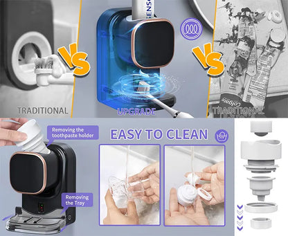 Automatic Toothpaste Squeezer - Adjustable Bathroom Accessory - ZOOMNSTORE