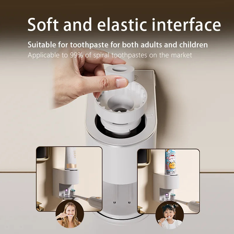 Automatic Wall-Mounted Toothpaste Squeezer - Electric Bathroom Accessory for Kids  Adults - ZOOMNSTORE
