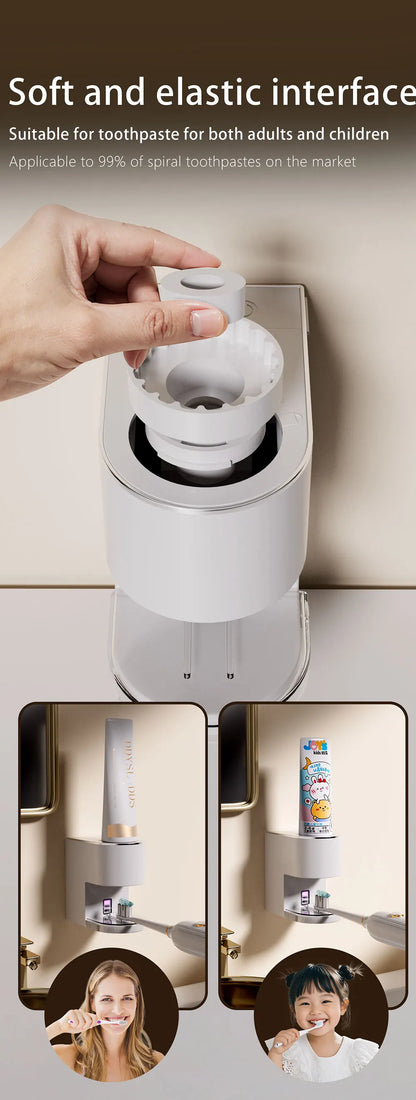 Automatic Wall-Mounted Toothpaste Squeezer - Electric Bathroom Accessory for Kids  Adults - ZOOMNSTORE