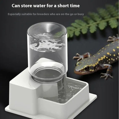 Automatic Water Feeder – Durable Plastic Feeder With Anti-Drowning Design For Tortoise & Lizard - ZOOMNSTORE
