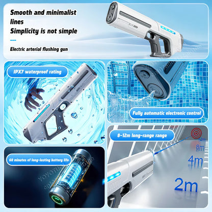 Electric Water Gun - Large Capacity Automatic Summer Toy for Kids - ZOOMNSTORE