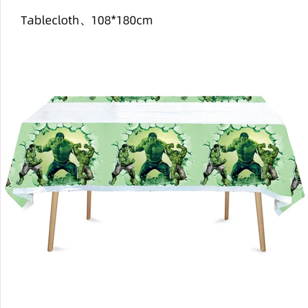 Avengers Hulk Birthday Party Supplies - Superhero Cups Plates Napkins Balloons - ZOOMNSTORE