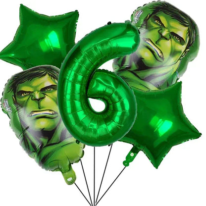 Avengers Hulk Birthday Party Supplies - Superhero Cups Plates Napkins Balloons - ZOOMNSTORE