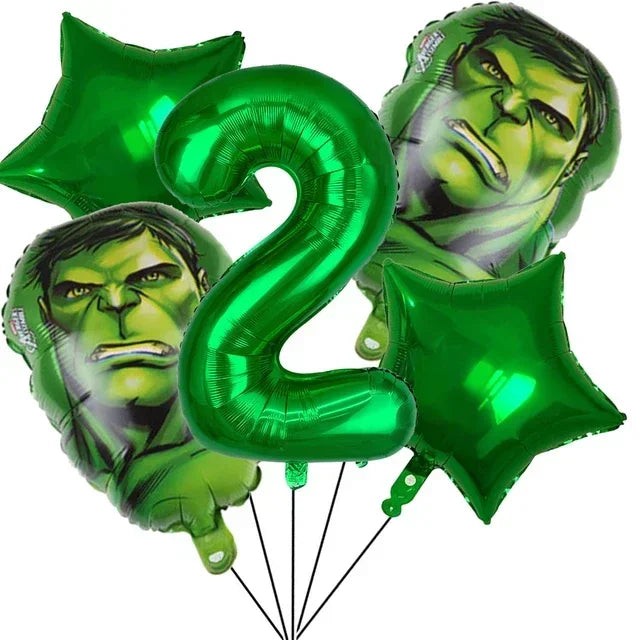 Avengers Hulk Birthday Party Supplies - Superhero Cups Plates Napkins Balloons - ZOOMNSTORE