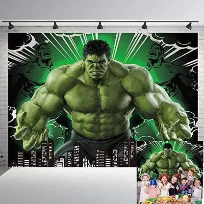 Avengers Hulk Birthday Party Supplies - Superhero Cups Plates Napkins Balloons - ZOOMNSTORE