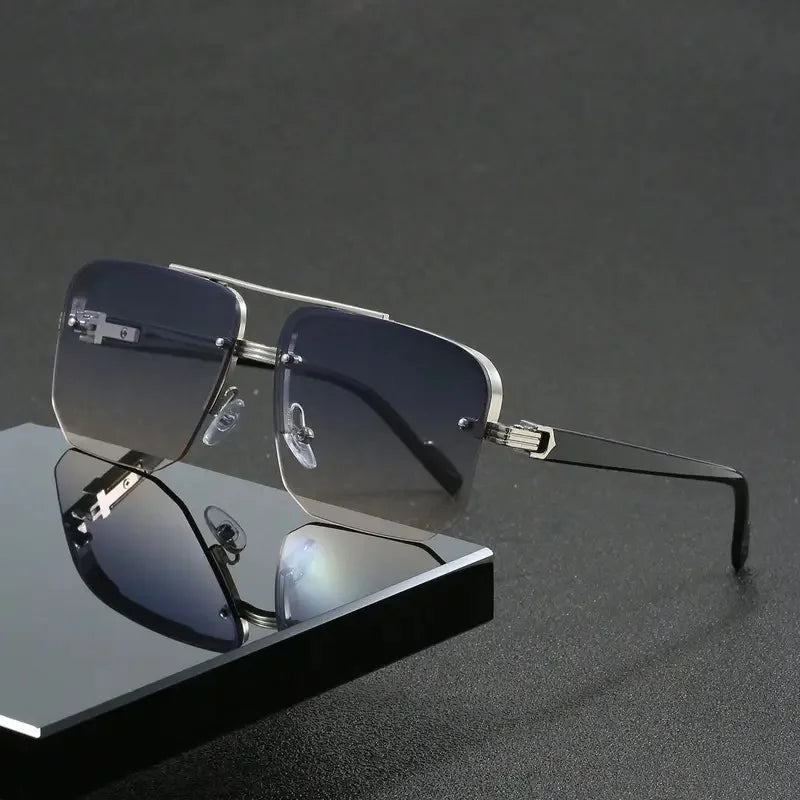 Trendy Aviator Sunglasses - Retro Metal Driving Eyewear UV400 for Men  Women - ZOOMNSTORE