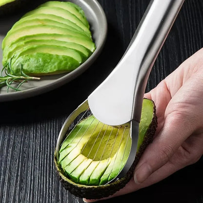 Avocado Knife Gadget – Stainless Steel Fruit Slicer & Kitchen Cutter Tool - ZOOMNSTORE