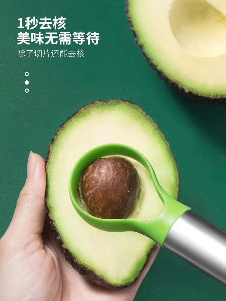 Avocado Knife Gadget – Stainless Steel Fruit Slicer & Kitchen Cutter Tool - ZOOMNSTORE