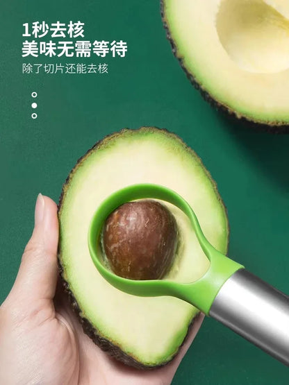 Avocado Knife Gadget – Stainless Steel Fruit Slicer & Kitchen Cutter Tool - ZOOMNSTORE