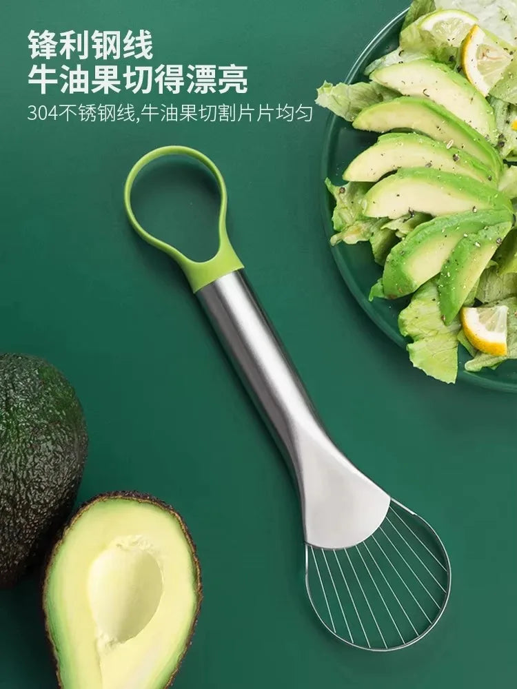 Avocado Knife Gadget – Stainless Steel Fruit Slicer & Kitchen Cutter Tool - ZOOMNSTORE