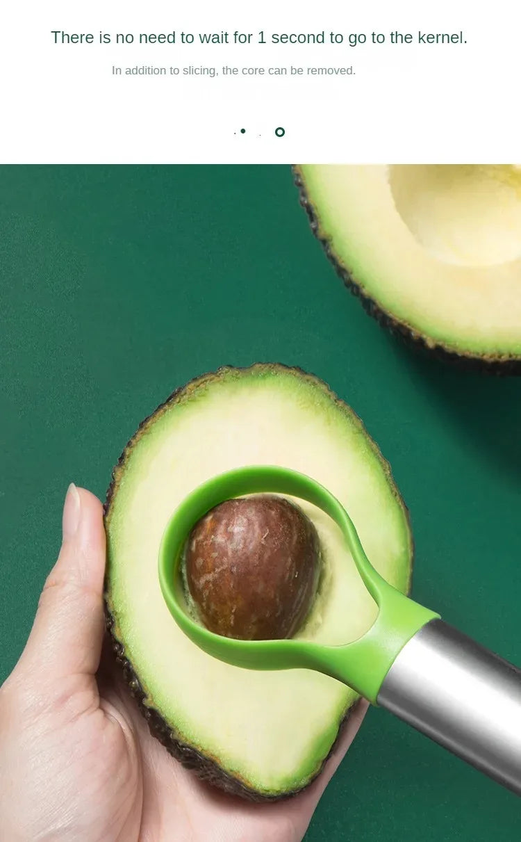 Avocado Knife Gadget – Stainless Steel Fruit Slicer & Kitchen Cutter Tool - ZOOMNSTORE