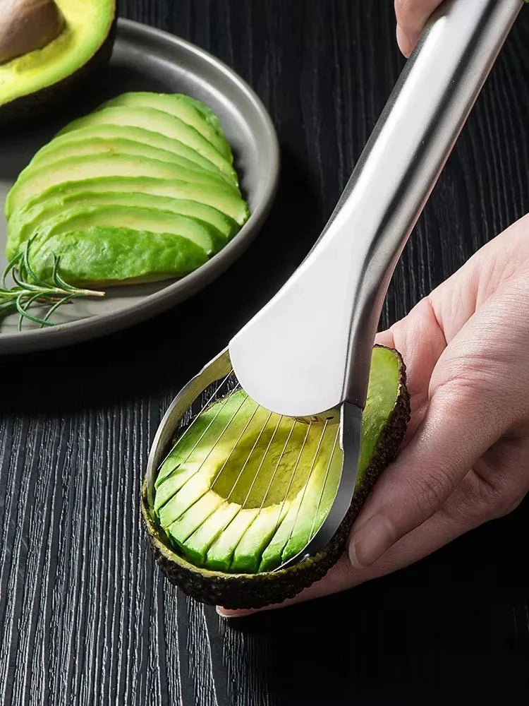 Avocado Knife Gadget – Stainless Steel Fruit Slicer & Kitchen Cutter Tool - ZOOMNSTORE