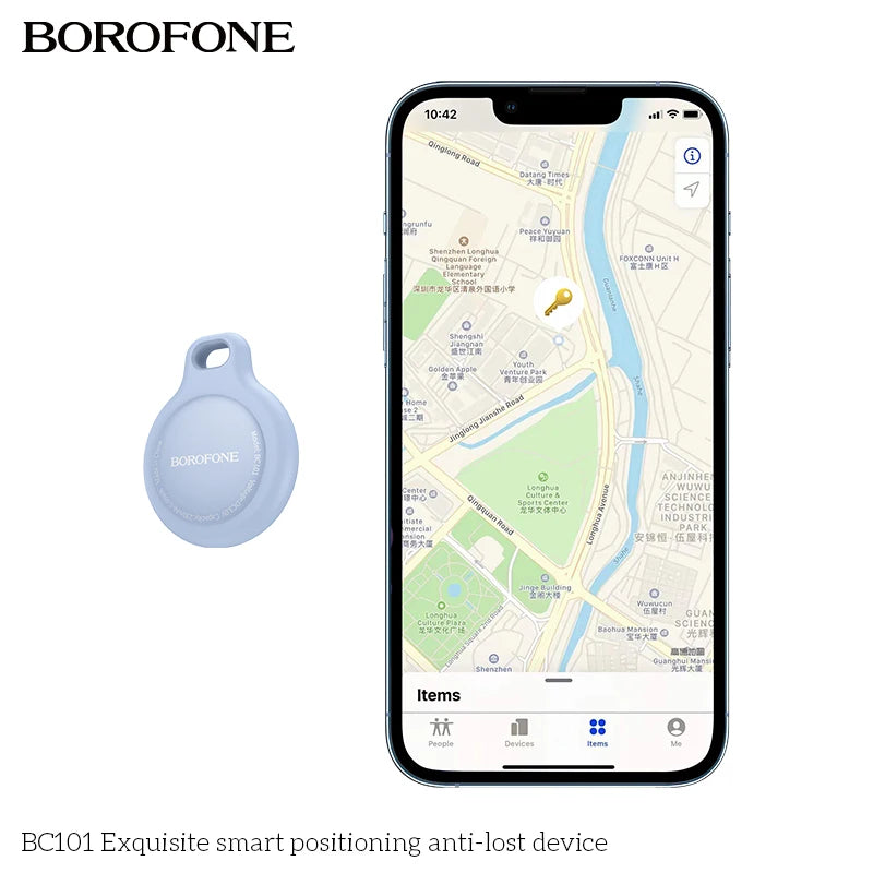 BC101 GPS Bluetooth Tracker - Waterproof Airtag for Keys Bags and Pets with iOS Compatibility - ZOOMNSTORE