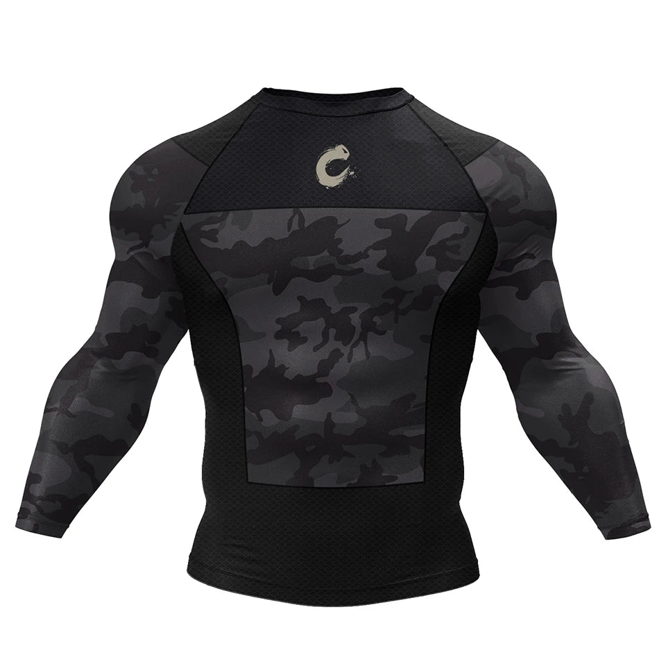 Mens Black No Gi BJJ Jiu Jitsu Set - MMA Shorts  Compression Rashguard - ZOOMNSTORE