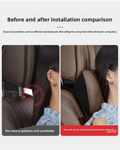 BMW Car Neck Pillow - Memory Foam Car Headrest Cushion | Waist Support Pillow - ZOOMNSTORE