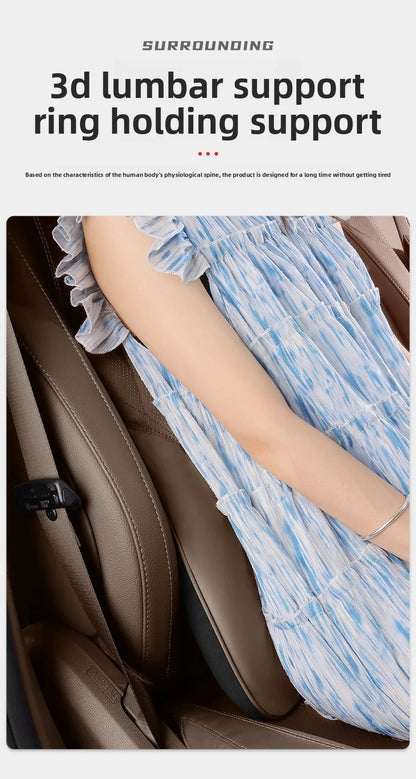 BMW Car Neck Pillow - Memory Foam Car Headrest Cushion | Waist Support Pillow - ZOOMNSTORE