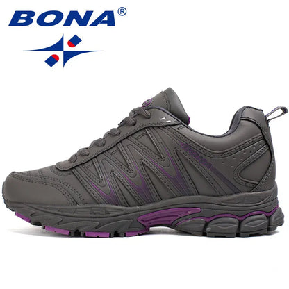 BONA Womens Running Shoes - Comfortable Lace-Up Athletic Sneakers for Jogging and Walking - ZOOMNSTORE
