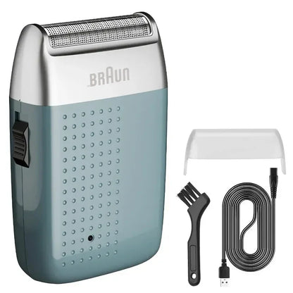 BRAUN M1900 Electric Shaver - Rechargeable Beard Trimmer  Hair Clipper for Men - ZOOMNSTORE