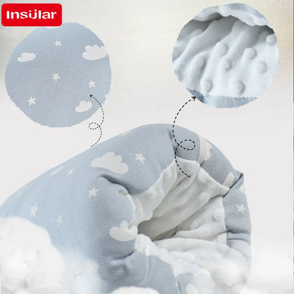 INSULAR Baby Arm Pillows Infant Nursing Anti-spit Milk Breastfeeding Pads Kids Sleeping Head Cushion Hand Warmer Chair Mattress - ZOOMNSTORE