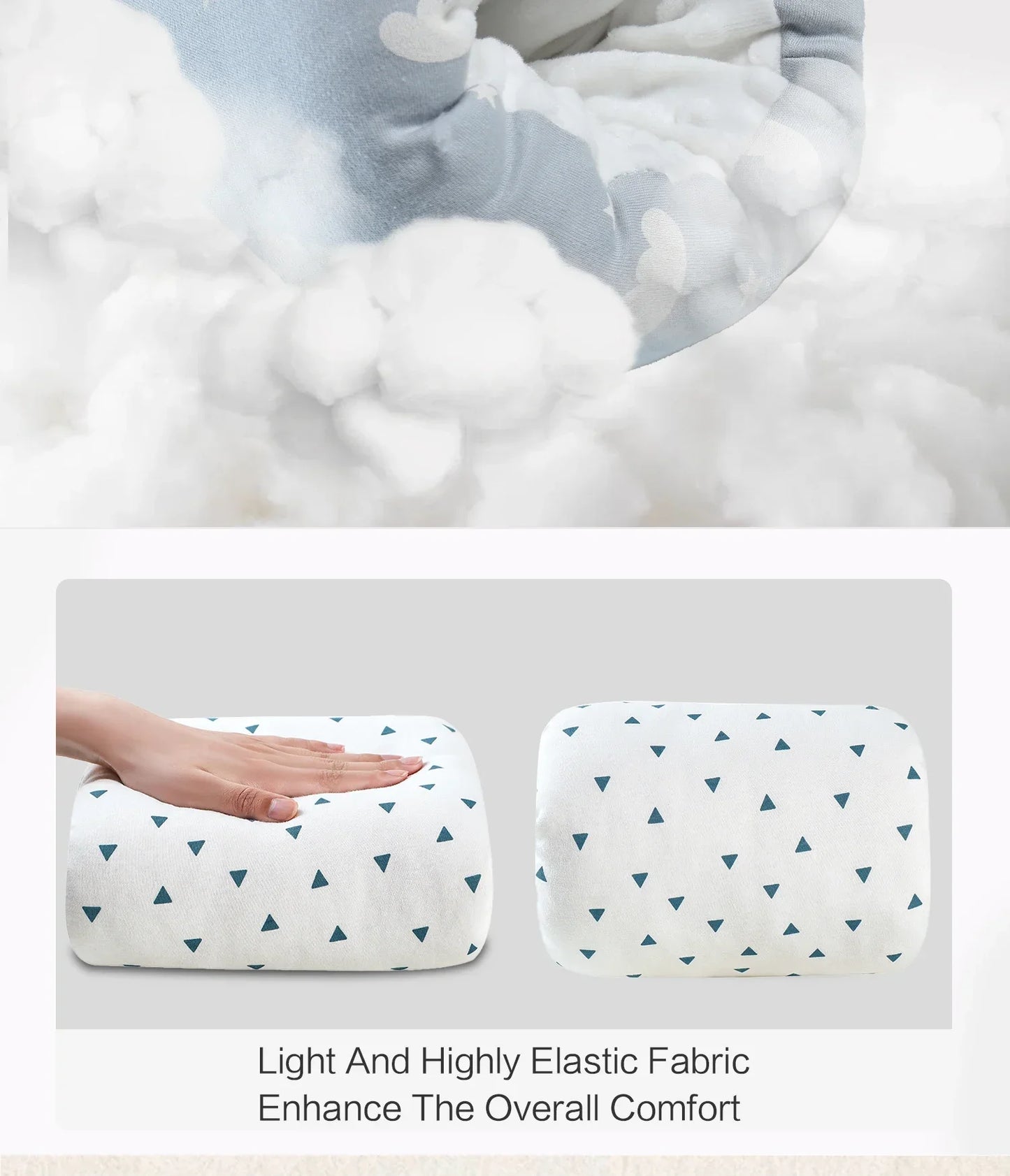 INSULAR Baby Arm Pillows Infant Nursing Anti-spit Milk Breastfeeding Pads Kids Sleeping Head Cushion Hand Warmer Chair Mattress - ZOOMNSTORE