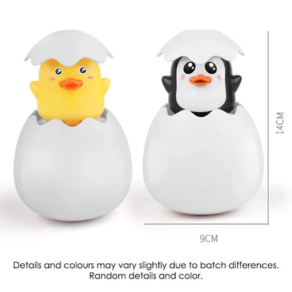 Cute Duck Penguin Egg Water Spray Toy - Kids Bathing Shower Sprinkler - ZOOMNSTORE