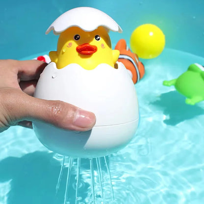 Cute Duck Penguin Egg Water Spray Toy - Kids Bathing Shower Sprinkler - ZOOMNSTORE