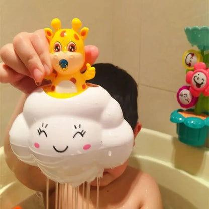 Baby Bath Toy - Cute Water Spraying Clouds Shower Toy for Kids - ZOOMNSTORE