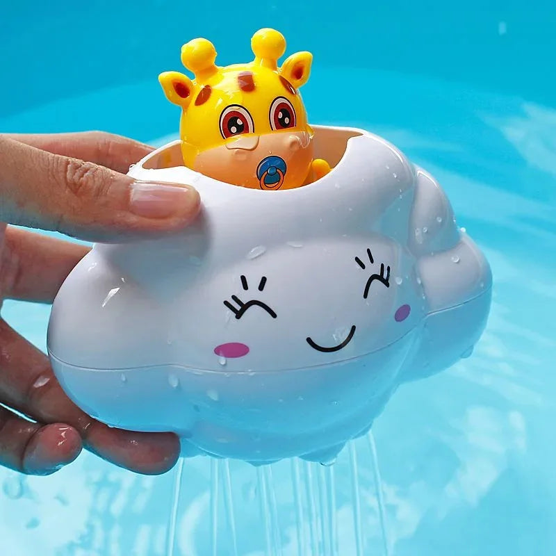 Baby Bath Toy - Cute Water Spraying Clouds Shower Toy for Kids - ZOOMNSTORE