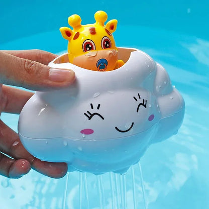Baby Bath Toy - Cute Water Spraying Clouds Shower Toy for Kids - ZOOMNSTORE