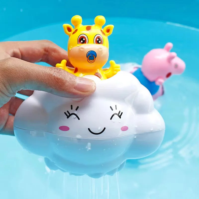 Baby Bath Toy - Cute Water Spraying Clouds Shower Toy for Kids - ZOOMNSTORE