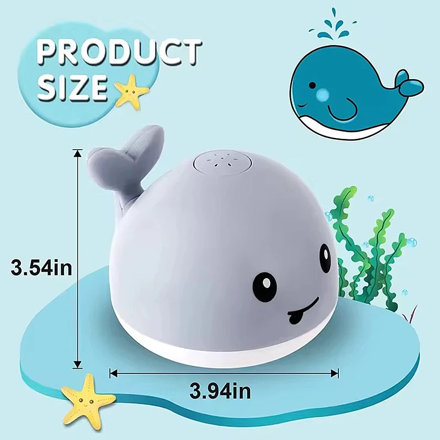 Baby Bath Toys, Toddler Bath Toys for Kids Ages 1-3, Light Up Whale Bath Toy Sprinkler, Pool Water Table Infant Baby Toys 6-12-1 - ZOOMNSTORE