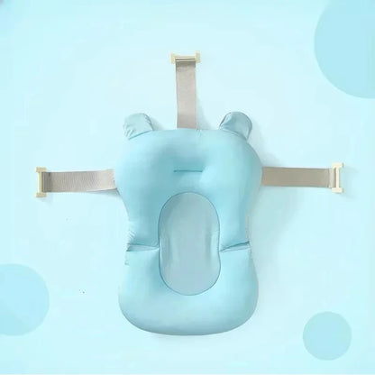 Baby Shower Bath Tub Pad Non-Slip Newborn Bathtub Mat Safety Nursing Foldable Support Comfort Body Cushion Mat Pillow Cartoon - ZOOMNSTORE