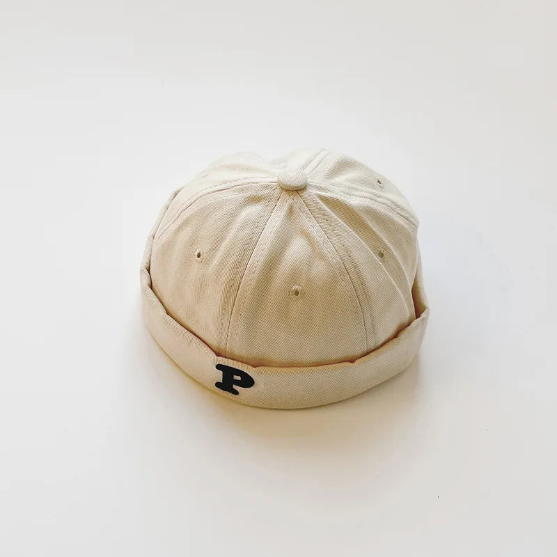 Baby Dome Melon Skullies Beanie Cap Children Soild Color Brimless Landlord Hat Kids Skullcap Korean Fashion Boy Girl Bonnet 아기모자 - ZOOMNSTORE