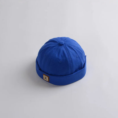 Baby Dome Melon Skullies Beanie Cap Children Soild Color Brimless Landlord Hat Kids Skullcap Korean Fashion Boy Girl Bonnet 아기모자 - ZOOMNSTORE