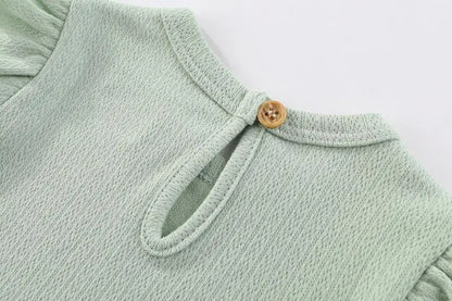 Baby Bodysuit Cotton - Newborn Onesies 3 Pcs Long Sleeve Soft Infant Bodysuits - ZOOMNSTORE