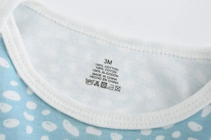 Baby Bodysuit Cotton - Newborn Onesies 3 Pcs Long Sleeve Soft Infant Bodysuits - ZOOMNSTORE