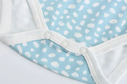 Baby Bodysuit Cotton - Newborn Onesies 3 Pcs Long Sleeve Soft Infant Bodysuits - ZOOMNSTORE