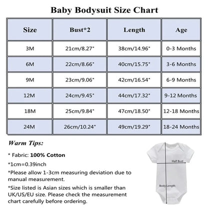Baby Bodysuit Cotton - Newborn Romper Summer Baby Outfit | Unisex Soft Short Sleeve - ZOOMNSTORE