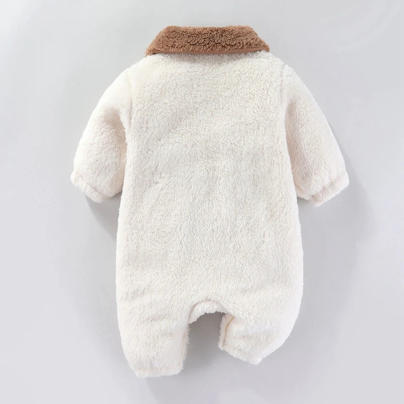 Baby Bodysuit Newborn Romper – Cartoon Infant Jumpsuit With Elastic Cuffs 0-12 Months - ZOOMNSTORE