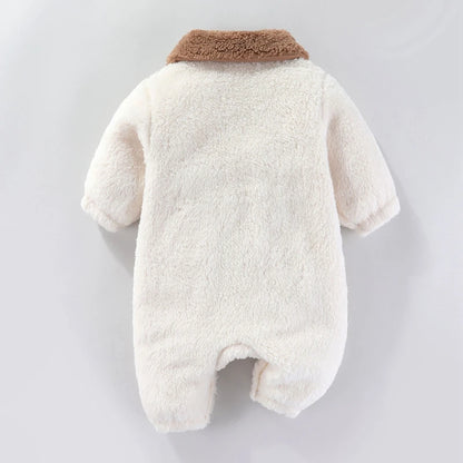 Baby Bodysuit Newborn Romper – Cartoon Infant Jumpsuit With Elastic Cuffs 0-12 Months - ZOOMNSTORE