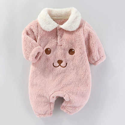 Baby Bodysuit Newborn Romper – Cartoon Infant Jumpsuit With Elastic Cuffs 0-12 Months - ZOOMNSTORE